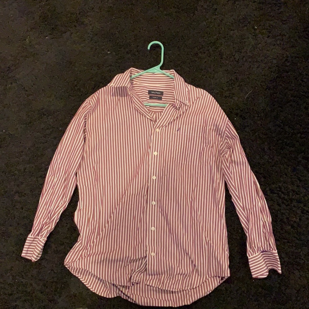 Nautica Long Sleeve Dress Shirt